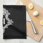 H Monogramm Küchentuch (Viertel Falte)