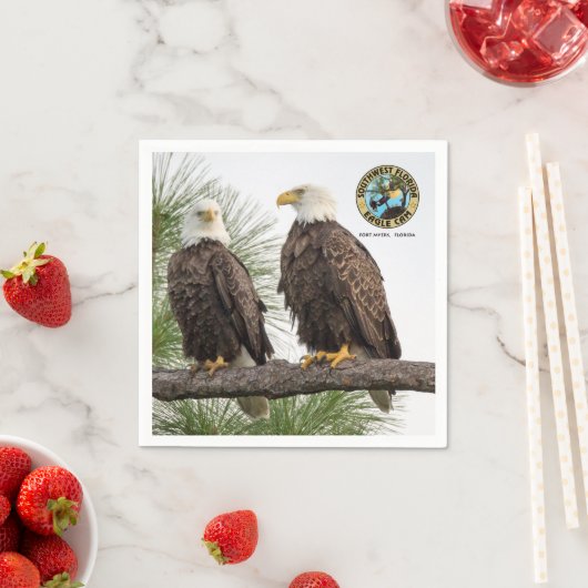 H&O Eagle Cam Cocktail Paper Napkins Serviette (Beispiel)