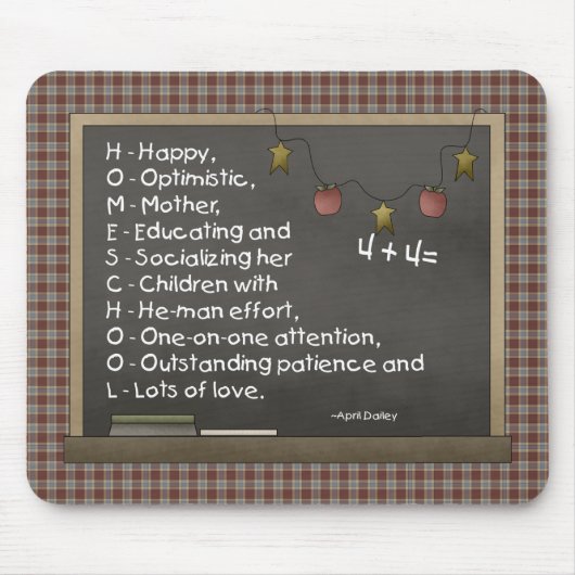 H.O.M.E.S.C.H.O.O.L. - Mousepad (Vorne)