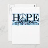 H.O.P.E - Friedensblockade existiert Postkarte (Vorne/Hinten)