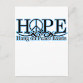 H.O.P.E - Friedensblockade existiert Postkarte (Vorderseite)