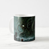 H.P. Lovecraft Kaffeekofferte Tasse (Vorderseite Links)