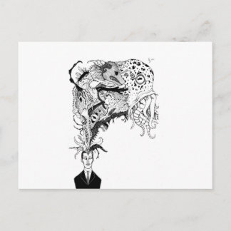 H.P. Lovecraft-Monster Postkarte