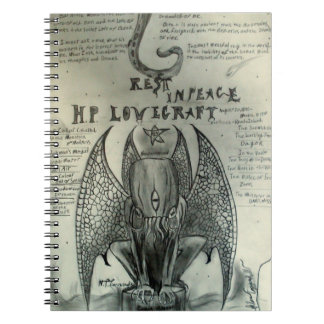 H.P. Lovecraft Notizbuch Notizblock