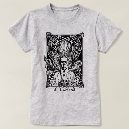 H.P. Lovecraft T-Shirt (Design vorne)