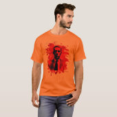 H. P. Lovecraft Tribute (rot) T-Shirt (Vorne ganz)