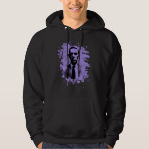 H. P. Lovecraft Tribute (violet) Hoodie
