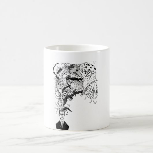H.P. Lovecrafts Monster Kaffeetasse (Mittel)