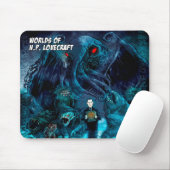 H.P. Lovecraft's Worlds mouse pad Mousepad (Mit Mouse)