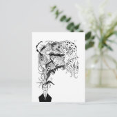 H.P. Monster der Lovecraft Postkarte (Stehend Vorderseite)
