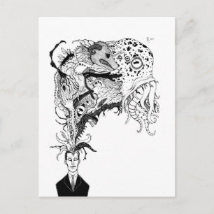 H.P. Monster der Lovecraft Postkarte
