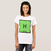 H - Periodische Tabelle der Hacker Computer Chemis T-Shirt (Vorne ganz)