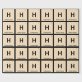 H - Periodische Übersicht über die Chemie in Holla Geschenkpapier (Flach)