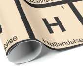 H - Periodische Übersicht über die Chemie in Holla Geschenkpapier (Rolleneckpunkt)