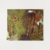 H Rousseau "Exotische Landschaft" Wandteppich (Vorderseite (Horizontal))