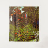 H Rousseau "Exotische Landschaft" Wandteppich (Vorderseite)