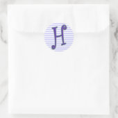 H RUNDER AUFKLEBER (Tasche)