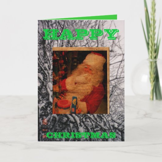 H, SC, GLÜCKLICH, CHRISTMAS FEIERTAGSKARTE (Vorderseite)