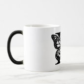 H Schwarzer Butterfly Verwandlungstasse (Links)