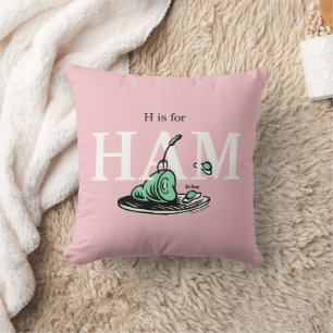 "H steht für HAM"   Alphabet-Design Kissen