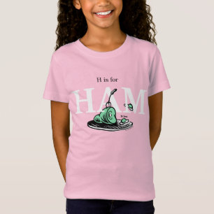 "H steht für HAM" Alphabet-Design T-Shirt