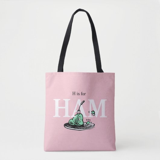 "H steht für HAM" | Alphabet-Design Tasche (Vorderseite)