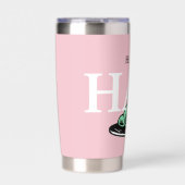 "H steht für HAM" | Alphabet-Design Thermobecher (Vorderseite)