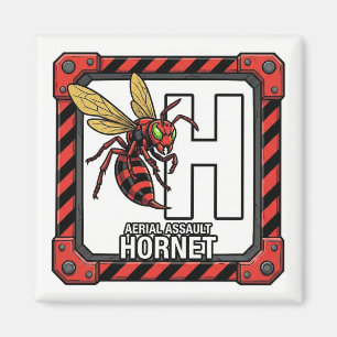 H steht für Hornisse – GTA Style ABC Lernmagnet Magnet