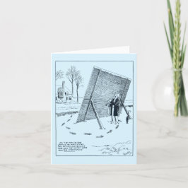 H.T. Webster/Timid Soul Weihnachtskarte Feiertagskarte