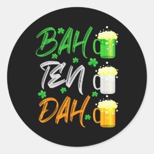 H Ten Dah Barkeeper Brauerei Bierliebhaber St Patr Runder Aufkleber