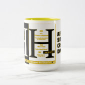 H | The Ghost in the Machine – Alfa Sity Mug Zweifarbige Tasse (Mittel)