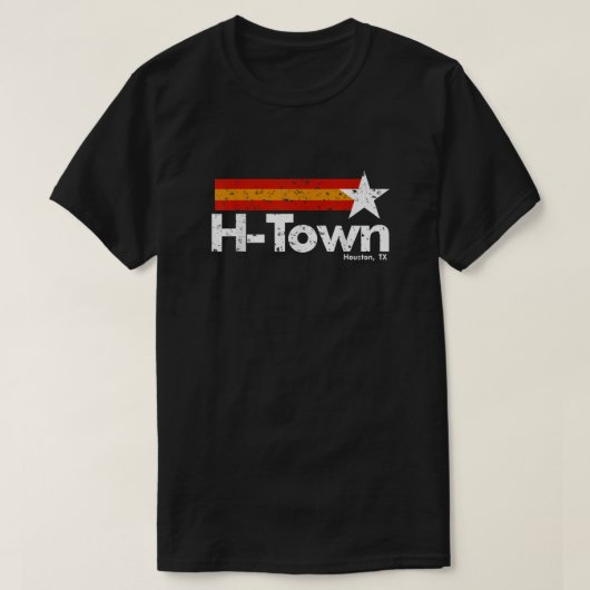 H Town Houston Texas T-Shirt (Design vorne)