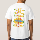 H-Truppe, 17. Kavallerie M113 CIB-Grunzen-Shirt T-Shirt (Rückseite)