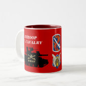 H-Truppe, 17. Tasse der Kavallerie-M551 Sheridan (Vorderseite Links)