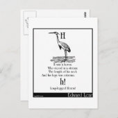 H war ein Held Postkarte (Vorne/Hinten)