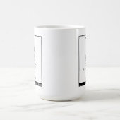 H war ein Reiher Kaffeetasse (Mittel)