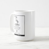 H war ein Reiher Kaffeetasse (Vorderseite Links)