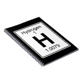 H - Wasserstoff Notizblock (Rechte Seite)
