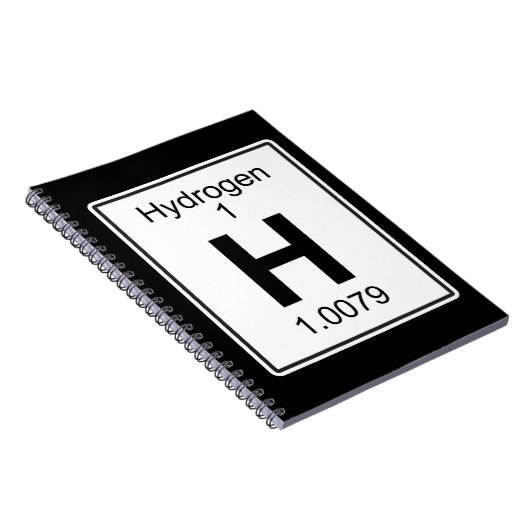 H - Wasserstoff Notizblock (Rechte Seite)
