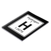 H - Wasserstoff Notizblock (Linke Seite)