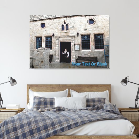 Ha-Ari Ashkenazi Shul - Tzfat Leinwanddruck (Insitu (Schlafzimmer))
