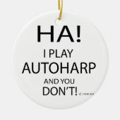 Ha Autoharp Keramik Ornament (Vorne)