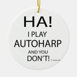 Ha Autoharp Keramik Ornament