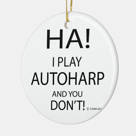 Ha Autoharp Keramik Ornament (Links)