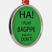 Ha Bagpipe Ornament Aus Metall (Rechts)