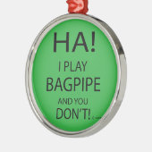 Ha Bagpipe Ornament Aus Metall (Links)
