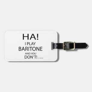 Ha Baritone Gepäckanhänger
