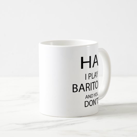 Ha Baritone Tasse (VorderseiteRechts)