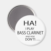 Ha Bass Clarinet Magnet (Vorderseite/Rückseite)