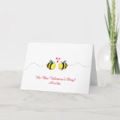 Ha Bee Valentine's Day Card Karte (Vorderseite)